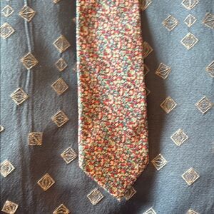Charles Tyrwhitt Multicolored Patterned Silk Tie